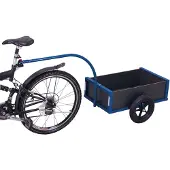 Variofit Leichter Fahrradanhänger mit Bordwand und Luftbereifung 590x425mm