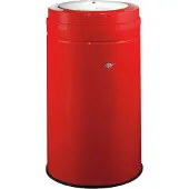 Wesco 350931-02 BIG SWING Abfallsammler in ROT mit 120 Liter Abfallvolumen und Schwingdeckel / Mülleimer