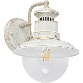 LINDBY Außenwandleuchte Gwendolyn, weiß antik, Metall, 26cm