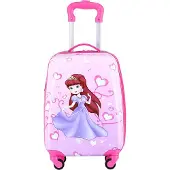TheTrueC Kinder Trolley, Hartschale, Einhorn pink