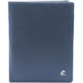 Esquire Leder Geldbörse Harry RFID Wallet High with Flap Blue dunkelblau