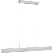 JUST LIGHT LED Pendellampe LOLAsmart-NILA Steuerbar über APP, Fernbedienung RGB+tunable white aluminium Wohnbereich, z.B. Wohnzimmer, Schlafzimmer, Esszimmer