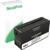 NexoPrint Druckerpatrone kompatibel zu HP 3JA26AE 963 schwarz OfficeJet Pro 9018 9016 9015 e 9015 9014 e