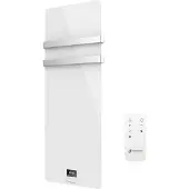 Sannover Elektrischer Glas-Wandhandtuchtrockner Omiros 850 W Weiß