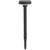 LINDBY Solar-LED-Erdspießleuchte Brinca, schwarz, PC, Sensor Brinca, schwarz, Kunststoff, Modern, Solarleuchten