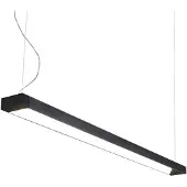 Arcchio LED-Pendellampe Cuna, schwarz, 162cm, Metall