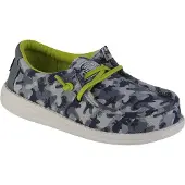 HEY DUDE Wally Youth Camodino 40043-425, Sneaker, für Jungen, Grau, Größe: 32