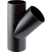 Geberit PE Abzweiger für waagrechten Einbau 45 Gr. d 250/110mm 371135, 1 Stk.