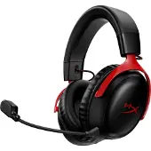HyperX Cloud III Wireless - Gaming-Headset - Verkabelt & Kabellos - Gaming - 10 - 21000 Hz - 330 g - Kopfhörer - Schwarz - Rot