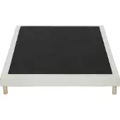 Vente-unique Deko-Polster-Bettgestell - 140 x 190 cm - Beige - KOZANI von YSMÉE