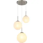 Globo Design-Pendellampe Kop Nickel 3-Licht Patrone