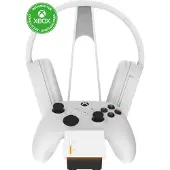 Snakebyte COMBO CHARGE X weiß - Xbox One & Series X|S Controller- und Headset-Ladestation, schnelles Laden, LED Ladestatus, 1100-mAh-Akku, USB-C & Micro-USB Kabel