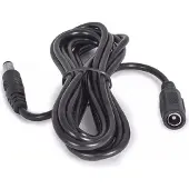 Ezviz , Kamerakabel 5.5/2.1mm Verlängerung 10m für Überwachung, Schwarz