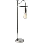Elstead Lighting Zeitgenössische Schreibtischlampe Douille Poliertes Nickel Stahl 1 Licht E27