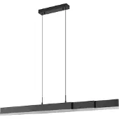 LUCANDE Torven LED-Hängeleuchte, schwarz, ausziehbar, CCT - , Torven, dimmbar, Schwarz, für Wohnzimmer, Metall, Modern