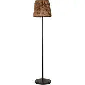 Star Trading LED Solar-Stehlampe Cesta Wasserhyazinthen Optik schwarz 127cm