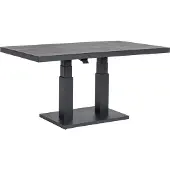 Bizzotto Tisch Truman 140 x 85 x 49-72 cm Aluminium