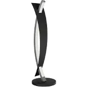 LUCANDE Marija Tischleuchte Black/Gold - , Marija, dimmbar, Schwarz, für Wohnzimmer, Metall, Modern