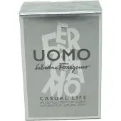 Salvatore Ferragamo Uomo Casual Life, Männer, 30 ml, ALCOHOL DENAT. (SD ALCOHOL 39-C), PARFUM (FRAGRANCE), AQUA (WATER), LIMONENE, LINALOOL, ETHYLHEXYL..., Italien, 1 Stück(e), 76 mm