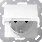 JUNG SCHUKO-Steckdose 16A 250V AS 1520 BFKIKL WW AS1520BFKIKLWW