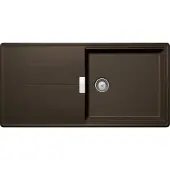 Schock Auflage-Einbauspüle Tia D-100L U Bronze inkl. Funktionsschalenset und Multifunktionaler Träger