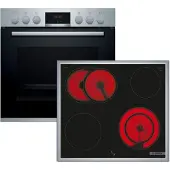 Bosch HND431CS62 Einbauherd Set Heißluft/Umluft Breite 60 cm