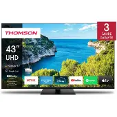 Thomson 43 Zoll (109cm) 4K Ultra HD Smart Google TV, Wi-Fi, Dolby Audio, HDR10, Bluetooth 5.1, Triple-Tuner, HDMI, CI+, Panel - 43UG5C14