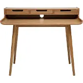 Miliboo - Schreibtisch aus Eschenfurnier 3 Schubladen OPUS