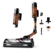 Rowenta X-Force Flex 13.60 RH9A30WO, 2-in-1-Stabstaubsauger, Beutellos, Schwarz, Orange, 0,9 l, Trocken, Zyklonal