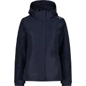 CMP Woman Jacket Zip Hood Detachble INN.JACKET black blue (N950) 44