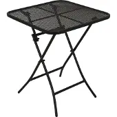 Degamo Bistrotisch Gartentisch RIVO 60x60cm eckig, eisengrau, wetterfest
