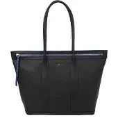Cinque Leder Schultertasche Annabella Shopper Black schwarz