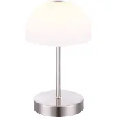 Globo Lighting Tischleuchte Metall Nickel matt, LED