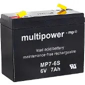 Multipower MP7-6S / 6V 7Ah Blei Akku AGM