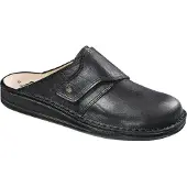 Finn Comfort , Amalfi, Herren, Pantolette, Leder, Schwarz, - Herrenschuhe Sandale / Pantolette, Schwarz