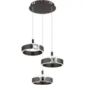 Globo Lighting Hängeleuchte Metall bronzefarben gebürstet, LED