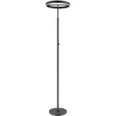 Globo Lighting LED Stehleuchte EMANUEL, Anthrazit, Metall, schwenkbar, matt, H 181 cm