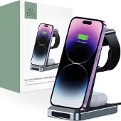 Tech-Protect wireless charger A26 3in1 QI15W, black
