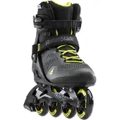 Rollerblade Macroblade 80, Erwachsene, Männlich, Schwarz, Grün, Einfarbig, Hoher Stiefel, Schwarz, Grün