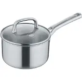 Berndes Stieltopf mit Glasdeckel 16 cm, poliert - Tricion Resist