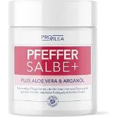 Glory Products OÜ Provilea Pfeffersalbe | Plus Aloe Vera & Arganöl | intensive Feuchtigkeitspflege | 100 ml Inhalt