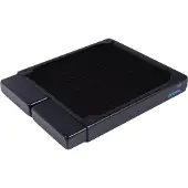 Alphacool 14443, Radiator, Messing, Kupfer, Edelstahl, Schwarz, 1/4", 0,8 bar, 140 mm
