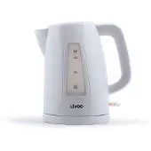 Livoo DOD184W, 1,7 l, 2200 W, Weiß, Kunststoff, Wasserstandsanzeige, Drahtlos