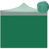 Divina Garden 3x2m wasserdichte grüne Seitenabdeckung für 3x3m Faltpavillon
