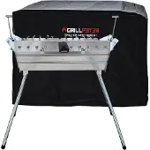 Grillpeter Mangal Ararat Edelstahl 2mm Schaschlikgrill 11er Drehspieß Haube Elektromotor