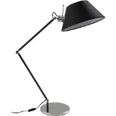 LUCANDE Tischleuchte Dansari, schwarz, Metall, verstellbar