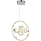 Globo Lighting Hängeleuchte Metall verchromt, LED