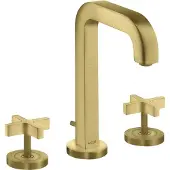 Hansgrohe 3-Loch-Waschtischarmatur 170 Axor Citterio m A 140mm, Kreuz, ZugstAblGar, Ros, b br