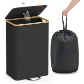 Songmics Pfandflaschen-Sammelbehälter, 95 L Flaschensammler Leergut, Recycling