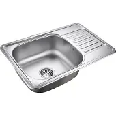 Quadron Spülbecken 1-Becken Spüle | Größe: 66 x 42 x 18 cm | EDDIE | Küchenspüle Edelstahlspüle mit Siphon | Flachs Pvd